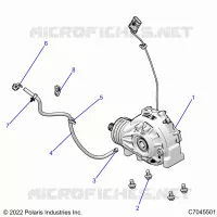 TRASMISSIONE, FRONT GEARCASE MOUNTING