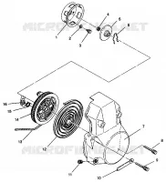 AUTOAVVOLGENTE ASSEMBLY 500 EFI 0942774 and EFI SKS 0942574 (4924982498039A)