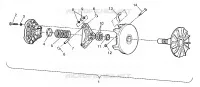 TRASMISSIONE FRIZIONE ASSEMBLY XPLORER 400L W969140 (4935983598C002)