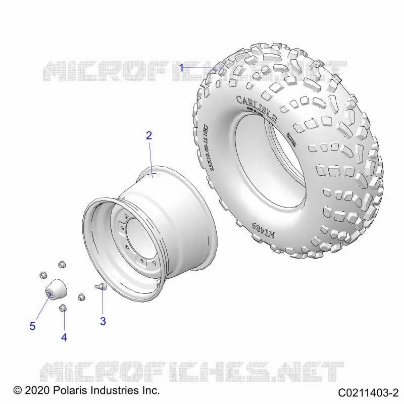 RUOTAS, REAR TIRE