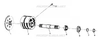 FRONTTIGHTENER ASSEMBLY 6X6 250 W938727 (4924092409013A)
