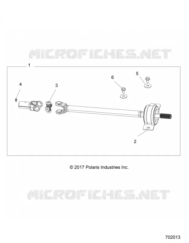 TRASMISSIONE, MID PROP SHAFT