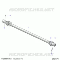 TRASMISSIONE, PROP SHAFT, FRONT