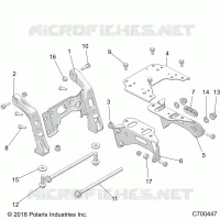 CHASSIS, MOUNTING, FRONT SCATOLA DEGLI INGRANAGGI