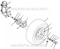 RUOTA ANTERIORE MONTAGGIO Trail Boss / W928527 (4922892289015A)