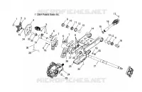 SWING ARM/REAR/SCATOLA INGRANAGGI MONTAGGIO