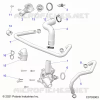 MOTORE, WATERPUMP AND BYPASS