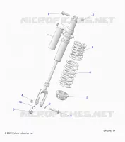 SUSPENSION, SHOCK ANTERIORE MOUNTING, STANDARD/PREMIUM