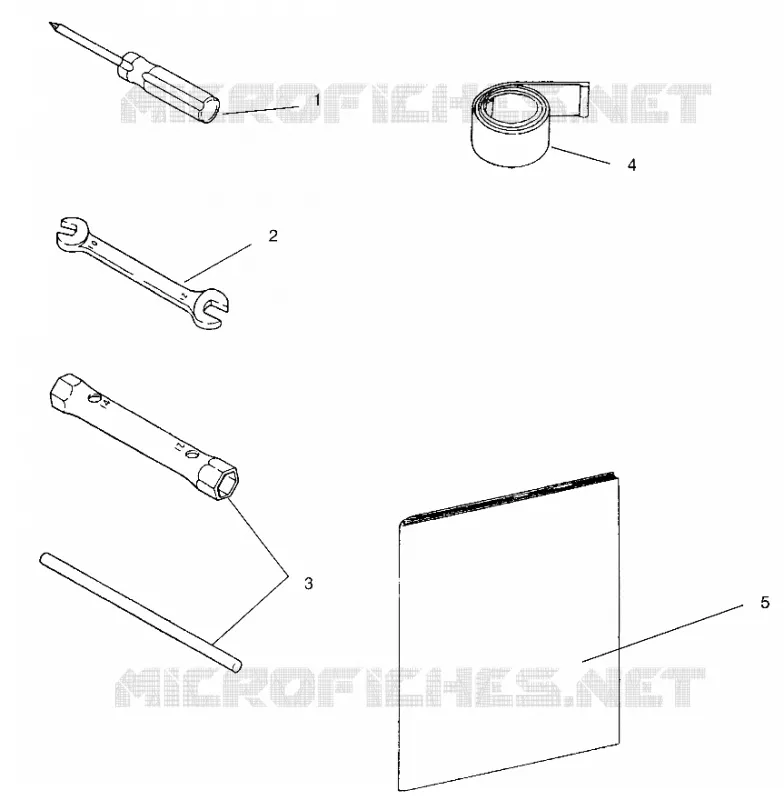 KIT DI STRUMENTI LITE GT 0963133 and EUROPEAN LITE GT E963133 (4933083308A014)