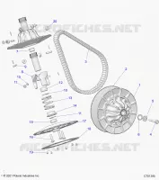 TRASMISSIONE, SECONDARY CLUTCH
