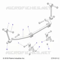 SUSPENSION, FRONT, BARRA DI STABILIZZAZIONE