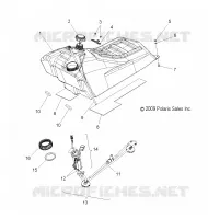 SISTEMA DI ALIMENTAZIONE CARBURANTE, CARBURANTE TANK ASM.