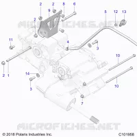 TRASMISSIONE, MAIN GEARCASE MOUNTING