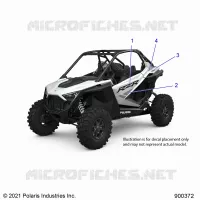 DECALSS, GRAPHICS- Z22RGL2KAP/AL/BK/BP/BT/BL/BL (900372)