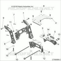 TELAIO, MOUNTING, FRONT GEARCASE
