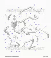 ENGINE, VASO ESPANSIONE AND HOSES