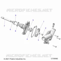 MOTORE, WATERPUMP ASSEMBLY