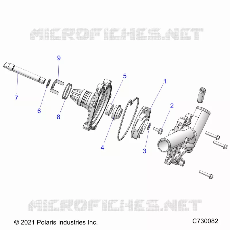 MOTORE, WATERPUMP ASSEMBLY