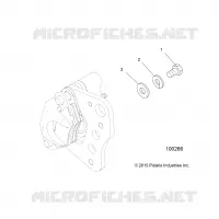 FRENO ANTERIORE CALIPER MOUNTING