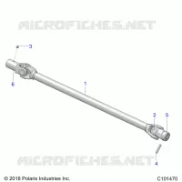 TRASMISSIONE, PROP SHAFT, FRONT