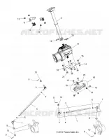 STEERING, STERZO POST ASM.