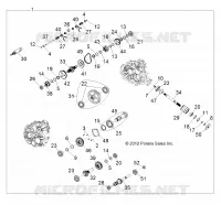 TRASMISSIONE, PRINCIPALE SCATOLA INGRANAGGI INTERNALS