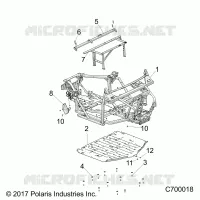 CHASSIS, TELAIO PRINCIPALE AND SKID PLATES