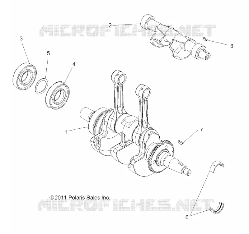 MOTORE, ALBERO MOTORE AND BALANCE SHAFT