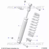 SUSPENSION, SHOCK ANTERIORE