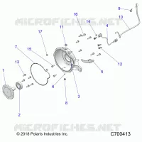 MOTORE, ADAPTER, BELLHOUSING AND CRANK SENSOR