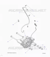 TRASMISSIONE, FRONT GEARCASE MOUNTING