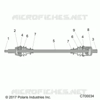 TRASMISSIONE, FRONT HALF SHAFT