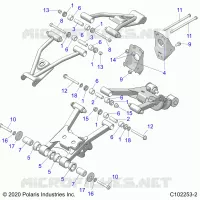 SOSPENSIONE POSTERIORE CONTROL ARM MOUNTING