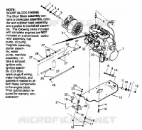 MONTAGGIO DEL MOTORE 500 EFI 0973774 (4938423842C001)