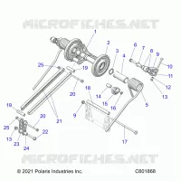 SUSPENSION, POSTERIORE COPPIA ARM