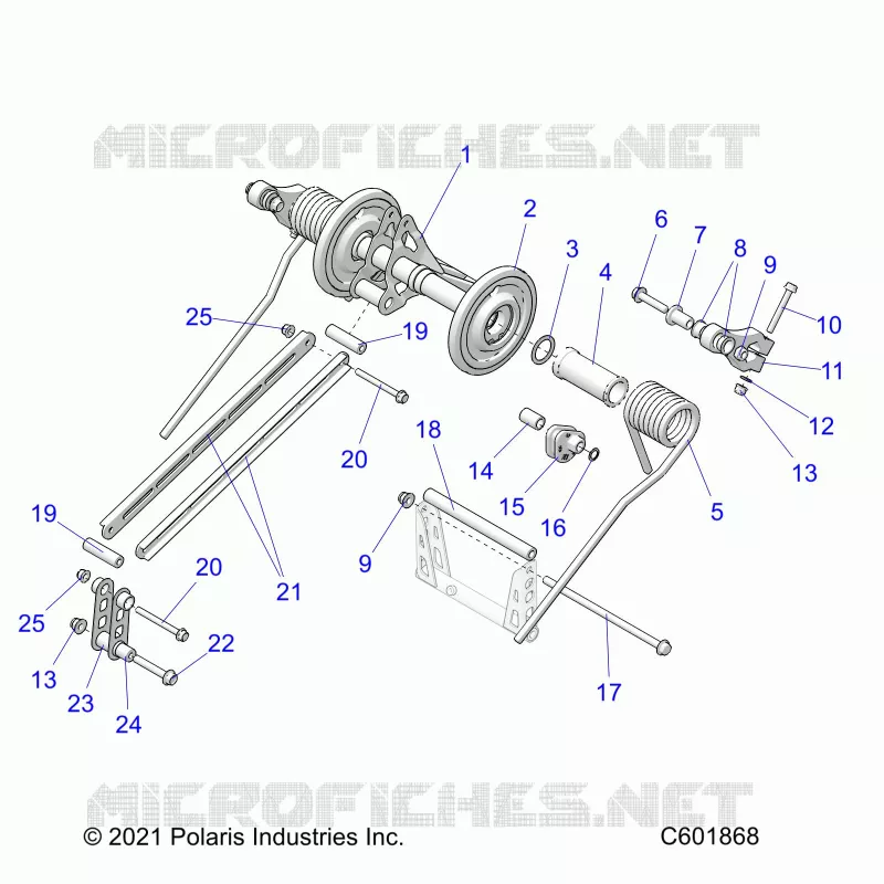 SUSPENSION, POSTERIORE COPPIA ARM