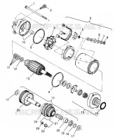 AVVIAMENTO MOTORE SL 700 B974071, Intl. SL 700 I974071, SL 700 Deluxe B974072 (4940874087C013)
