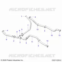 ENGINE, SISTEMA DI RAFFREDDAMENTO, HOSES