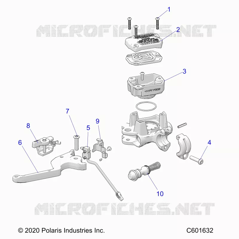 BRAKES, CILINDRO PRINCIPALE ASM.