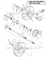 RUOTA POSTERIORE DRIVE ASSEMBLY (4910981098028A)