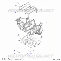 CHASSIS, MAIN FRAME AND SCIARED PLATES