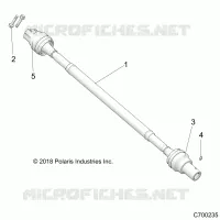 TRASMISSIONE, REAR PROP SHAFT