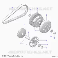 TRASMISSIONE, PRIMARY CLUTCH