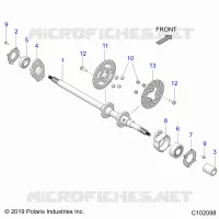 TRASMISSIONE, REAR AXLE