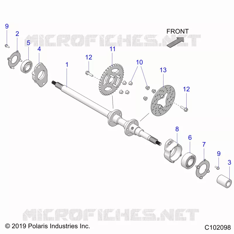 TRASMISSIONE, REAR AXLE
