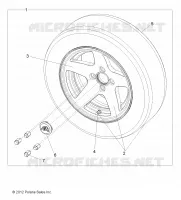 RUOTE, OPZIONI, RUOTA, 14 INCH STREET ALUMINUM RIM