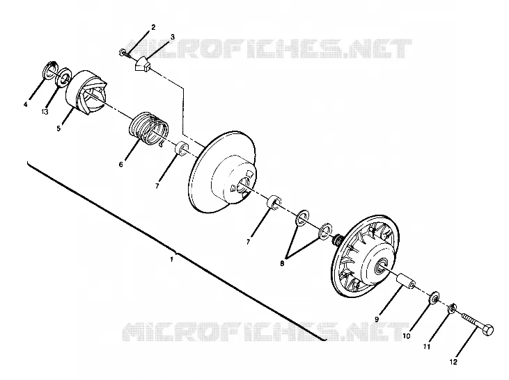 FRIZIONE DRIVEN ASSEMBLY 6X6 (4919811981032A)