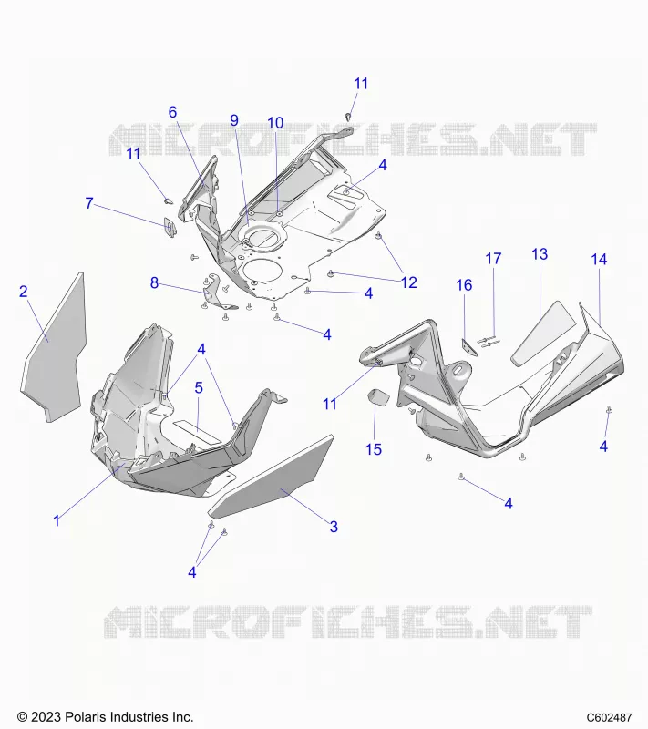 NOSEPAN ASM./FENDERS