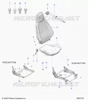SEDE (PASSENGER) AND SEAT BELT MOUNTING