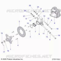 SUSPENSION, PORTAPACCHI POSTERIORE